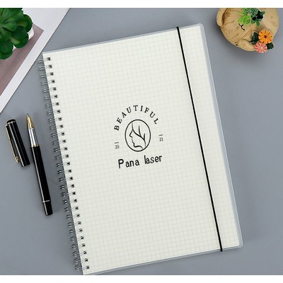 Spiral Attached Fixed Cord Journal/A4 Notebook