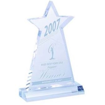 8" Star Obelisk Acrylic Award