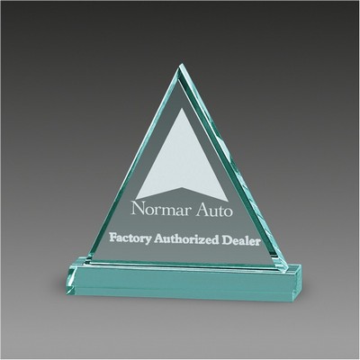 9" Corporate Beveled Triangle Award