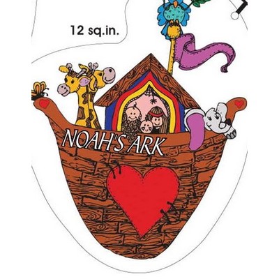 Noah's Ark Executive Keychain w/Mirrored Back (3 Square Inch)