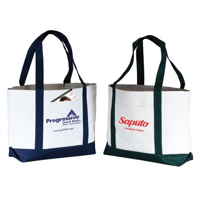 Two Tone Poly Tote Bag