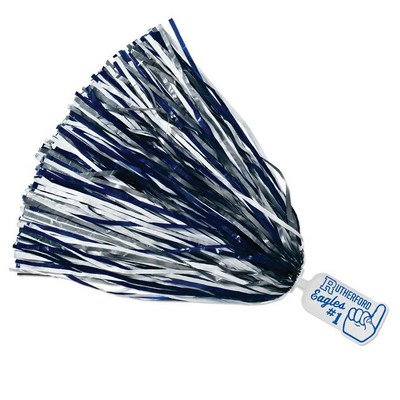 500-Streamer Pom Poms w/Mascot Handle - #1 Finger End