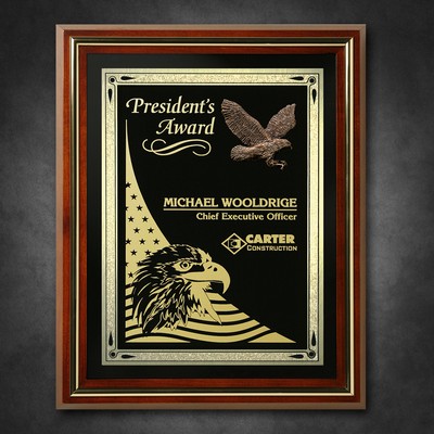 Americana Shadow Box with Glass 12-1/2" x 15-1/2"