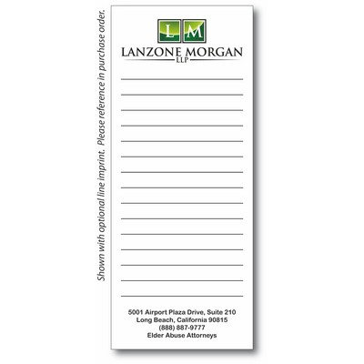 8 3/8" x 3.5" 100-Sheet Notepad