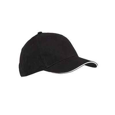 Big Accessories Twill Sandwich Baseball Cap