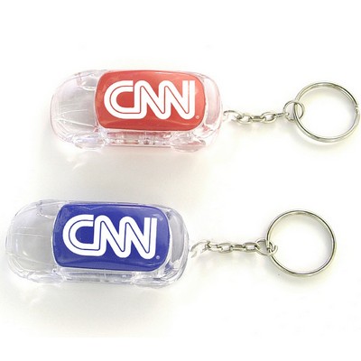 Translucent Car LED Key Chain