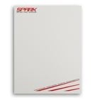 Spot Color 24 Lb. White or Gray Stock Letterhead