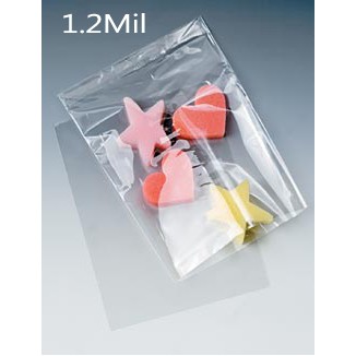 1.25 Mil Lay Flat Polyethylene Bag (6"x6")