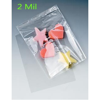 2 Mil Lay Flat Polyethylene Bag (3"x3")