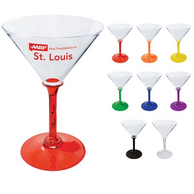 10 Oz. Plastic Stem Martini