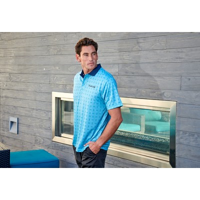 Short Sleeve Solid Polo Shirt W/Knitted Collar