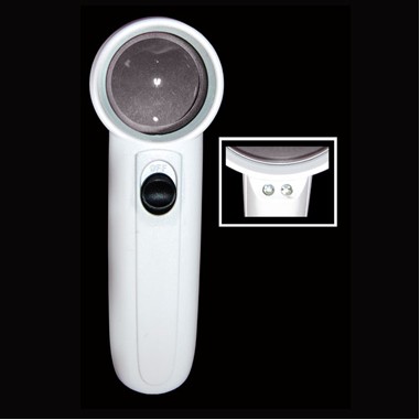 Illuminated Handheld Magnifier (6x)