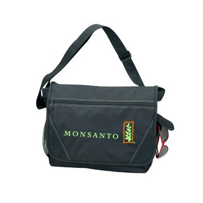 Poly Deluxe Oraganizer Messenger Bag