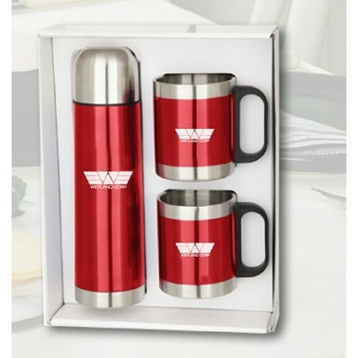 Thermos & Mugs Gift Set