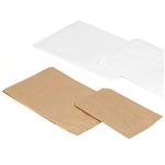 Flat Brown Kraft Paper Merchandise Bag (8 1/2"x11")