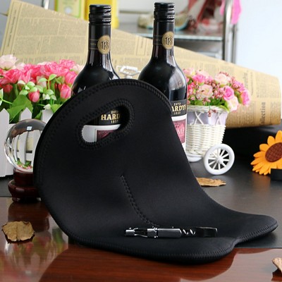 Kidder iBank® 2-Bottle Neoprene Wine Tote