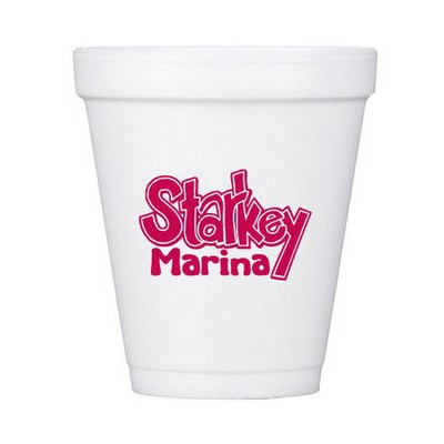 8 oz White Styrofoam Insulated Hot or Cold Foam Cup