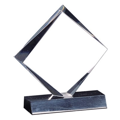 Clear Diamond Acrylic Award 6 1/2"H