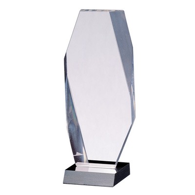 Clear Millennium Acrylic Award 9 3/4"H