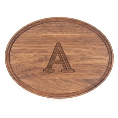 Grandbois Small Oval Walnut Cutting Board