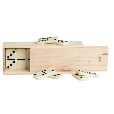 Large Dominos in Wooden Box