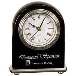 Black Arch Desk Clock