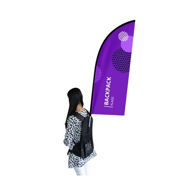 Backpack Flags - Blade Double Sided Package (19" x 46.98")