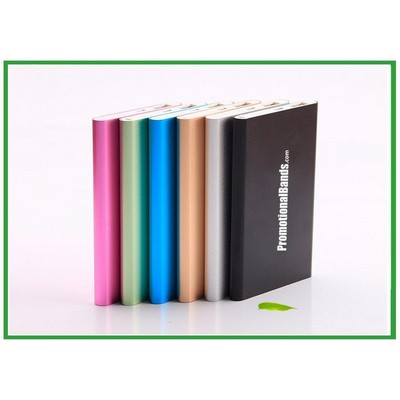 Slim Aluminum Power Bank 5000maH