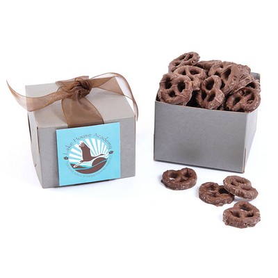 Chocolate Pretzel Twists Candy Carton