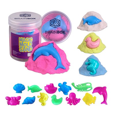 Magic Molding Cotton Sand w/Plastic Mold