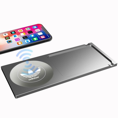 Wireless Charging Station w/Desktop Finishing System