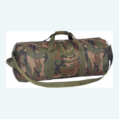 16-Inch Woodland Camo Duffel Bag