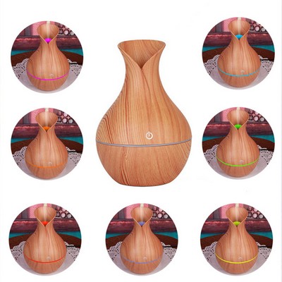 Wood Grain Vase Drum Humidifier