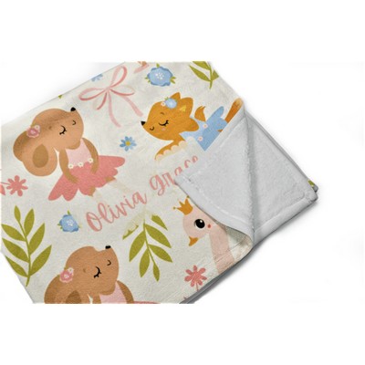 Mink Soft Touch Small Throw Blanket - Sublimation