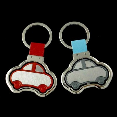 2 Tone Car Spinner Keychain