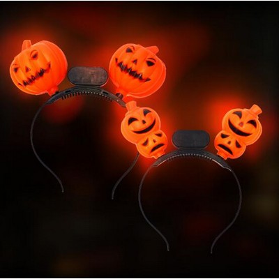 Flashing Pumpkin LED Headband