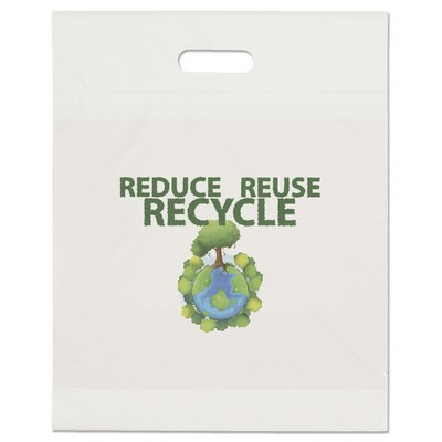 15W x 19H x 3 Eco Die Cut Handle Bag - Dynamic Color