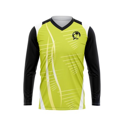 Unisex Sublimation Performance Grade Long Sleeve T-Shirt - 160G Birdseye Mesh