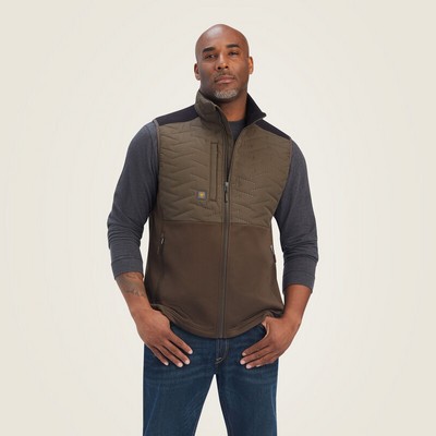 Ariat® Men's Wren Brown Rebar® Cloud 9 Insulated Vest