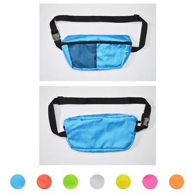 Screen Print Single Front Pocket Waist Bag 2