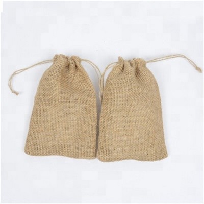 Jute Drawstring Shoe Bag