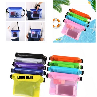 Waterproof Waist Pouch / Phone Bag with Adjustable Strap