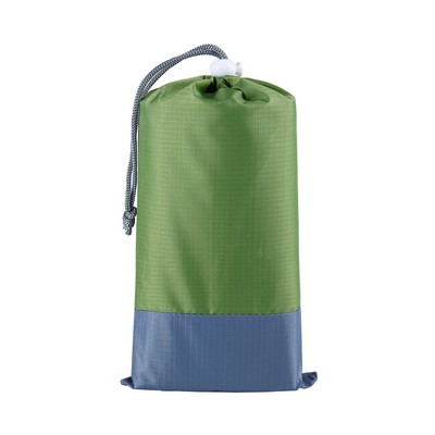 Two-Tone Waterproof Foldable Picnic Beach Blanket In a Pouch