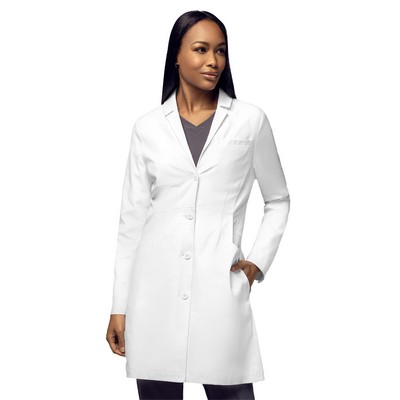 Wink - Slate - Women's Seven-Pocket 38" Full-Length Lab Coat