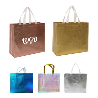 Large Laser Non-Woven Grocery Shopping Bag