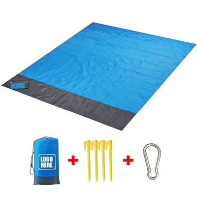 Light Weight Waterproof Picnic Beach Blanket W/ Pouch