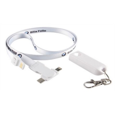 3 In 1 Lanyard Charge Cable