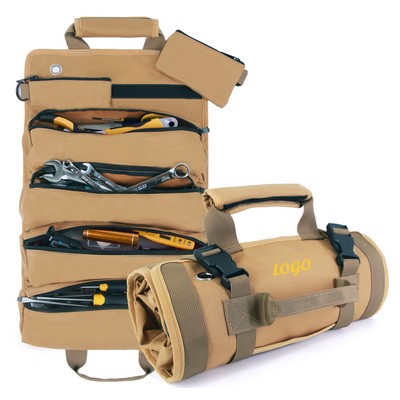 900D Oxford Tool Organizer Roll Up Bag