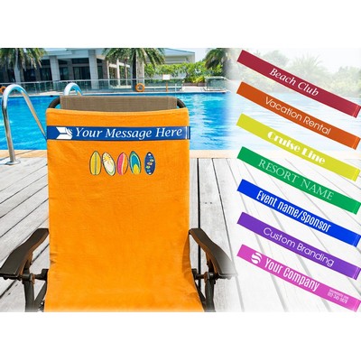 Towel Chair Bands (17.5" x 1.5")