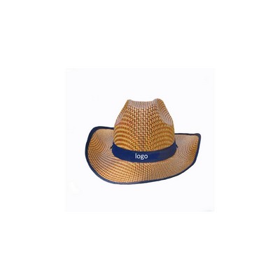 Adult Western Straw Cowboy Hat